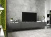Szafka RTV Loft Wisząca Komoda RTV Industrialna Grafit MAT Podgląd zdjęcia produktu 5