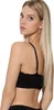 Yenita® Bustier mit Spitze Ribbed Collection L Schwarz Produktbild-Vorschau 2