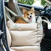 Ledertragetasche, Hundebett oder Tasche fürs Auto, beige Produktbild-Vorschau 6