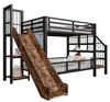 Metall-Hochbett 90 x 200 cm mit Rutsche, Stauraumtreppe, Produktbild-Vorschau 11