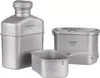 Lixada Titanium Water Bottle Outdoor Field Mug Set Náhled obrázku produktu 1