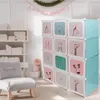 Intirilife Kleiderschrank DIY Steckregal mit 12 Türen für Produktbild-Vorschau 5