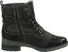 Mustang Damen Boot Stiefelette Prägemuster 7-Loch-Schnürung Produktbild-Vorschau 3