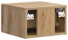 vidaXL Wandmontierter Nachttisch Artisan-Eiche 34,5 x 33 x Produktbild-Vorschau 5