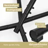 deluxe4home® Hängesessel mit Gestell Hellgrau I Hängekorb Produktbild-Vorschau 4