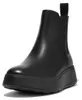 FITFLOP FitFlop F-Mode Leather Flatform Chelsea Boots BLACK Produktbild-Vorschau 1