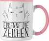 Trendation - Erkenne Die Zeichen Katze Mittlerer Finger Produktbild-Vorschau 1