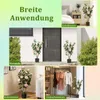 Umělá kamélie 90 CM, umělá květina v květináči s cementovou Náhled obrázku produktu 6