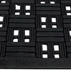 Relaxdays Fußmatte Gummi, 45x75 cm, Türmatte Gitter-Optik, Produktbild-Vorschau 6