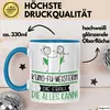Kung-Fu-Meisterin Geschenk Tasse Becher Die Frau Die Allen Produktbild-Vorschau 3
