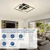 ZMH stropní ventilátor LED s osvětlením tichá stmívatelná Náhled obrázku produktu 2