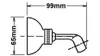 Sapho Brausehalter, drehbar, Bronze Produktbild-Vorschau 2