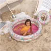 Swim Essentials Piscine pour enfants au look fleuri Voir les images du produit 5