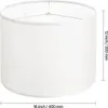 VEVOR Lampenschirm Trommel 40 x 40 x 30 cm (oben x unter x Produktbild-Vorschau 8