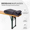 TexDeko Bierbankauflage gepolstert 220x25x2cm waschbar mit Produktbild-Vorschau 5