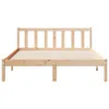vidaXL Massivholzbett Extra Lang ohne Matratze 140x220 Produktbild-Vorschau 4