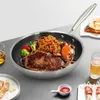 Wabenpfanne mit Griff, Bratpfanne aus Edelstahl, Produktbild-Vorschau 4