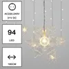 Lampki choinkowe w kształcie płatka śniegu, 96 diod LED 1,8 Podgląd zdjęcia produktu 3