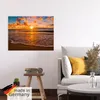 ARTland Poster Sonnenuntergang am Strand Größe: 80x60 cm Produktbild-Vorschau 5