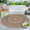 Carpetsale24 Okrúhly vonkajší koberec, vodoodolný kuchynský Náhľad obrázku produktu 1