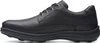 A side view of a black leather shoe against a white background. Anteprima dell’immagine prodotto