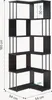 Boekenkast 'Afrel', 160 x 54 x 54 cm. Vrijstaand model met Productafbeelding-voorbeeld 5