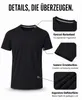 Mivaro Herren T-Shirt 5er Pack Basic Rundhals - Männer Produktbild-Vorschau 3