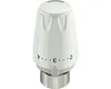 A white thermostat head with numerical markings and a silver threaded connector is shown against a white background. Podgląd zdjęcia produktu