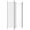 vidaXL Paravent 4 pcs. blanc 200x200 cm Tissu - Séparation Voir les images du produit 6