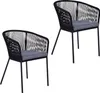 Gartenstuhl Lounge Stuhl 2er Set Gartensessel Rope Produktbild-Vorschau 8