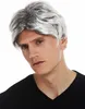 WIG ME UP Perücke kurz wellig Schwarz Silber Platin Produktbild-Vorschau 1
