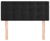 vidaXL Kopfteil Schwarz 80x5x78/88 cm Samt Produktbild-Vorschau 3