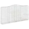 Gabionen mit Hochbogen 7 Stk. 400x50x200/220cm Verzinktes Produktbild-Vorschau 3