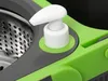A close-up view of a white pump dispenser on a green and gray mop bucket. Náhled obrázku produktu