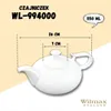 Théière Wilmax 1150 ml, porcelaine blanche WL-994000/1C Voir les images du produit 1