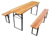 Ensemble de table et bancs pliants pour brasserie en plein Voir les images du produit 1