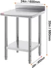 VEVOR blat roboczy ze stali nierdzewnej 60 cm x 60 cm Stół Podgląd zdjęcia produktu 16