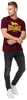 T-shirt uomo regular fit LOGO Vintage Oxblood M Lonsdale Anteprima dell’immagine prodotto 4
