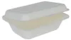 Menübox aus Zuckerrohr, ungeteilt, 600 ml, 18 x 13,5 x 7 Produktbild-Vorschau 2