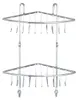 WENKO Eck Ablage Regal Bad Chrom Dusche Wand zwei Etagen Produktbild-Vorschau 1
