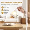 MONZANA® Lampadaire avec liseuse Noir 175 cm Réglable E27 Voir les images du produit 4