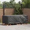 vidaXL Möbelbezug Uni Schwarz 229 x 113 x 73 cm 210D Produktbild-Vorschau 2
