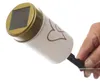 LED Solar Grablicht Herz - Grabkerze - H: 12cm - D: 7cm - Lichtsensor - inkl. Erdspieß - weiß Produktbild-Vorschau