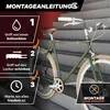 Braune Retro Fahrrad Griffe Vintage Hollandrad Ollanda Produktbild-Vorschau 6
