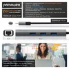 A collage of product shots and a lifestyle image of people working in an office. Produktbild-Vorschau