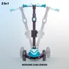 Kinder Roller Kinderscooter Dreiradscooter mit LED Räder Produktbild-Vorschau 8