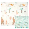 Krabbelmatte Baby Spielmatte Kinder 196x176x1cm Faltbar Produktbild-Vorschau 1
