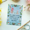 Mr. & Mrs. Panda Postkarte Bär und Maus Schlitten - Eisblau Produktbild-Vorschau 2