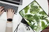 MuchoWow® Laptop Hülle 14 ZollBlätter - Weiß - Muster - Produktbild-Vorschau 2