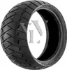 A black motorcycle tire is shown against a white background. The tire has a tread pattern and some text is visible on its sidewall. Produktbild-Vorschau
